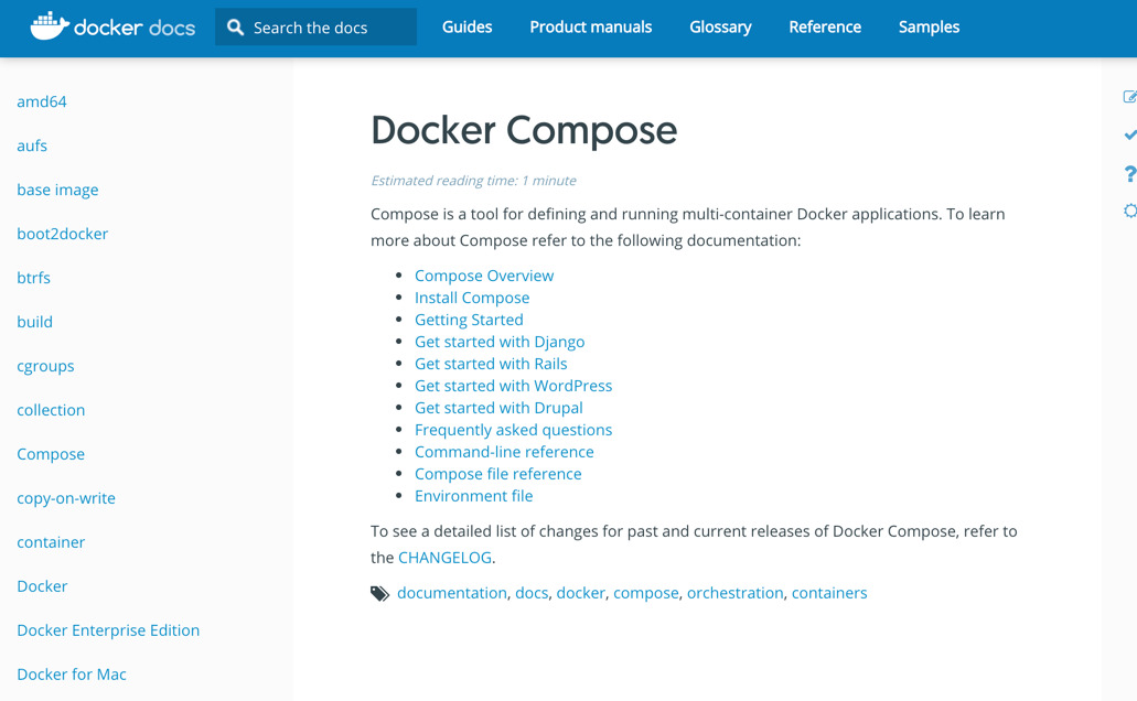 Docker Compose 公式